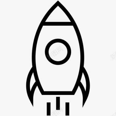 火箭航天器出售图标图标