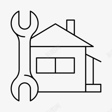 维修服务房屋工具图标图标