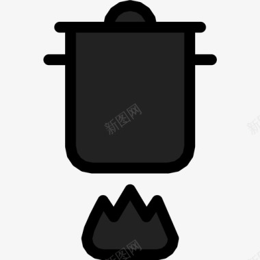 烹饪烘焙烧杯图标图标
