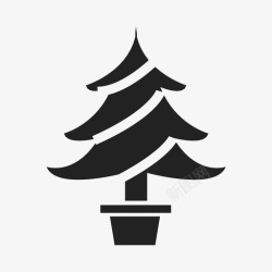 诺埃尔圣诞树耶稣降生诺埃尔图标高清图片
