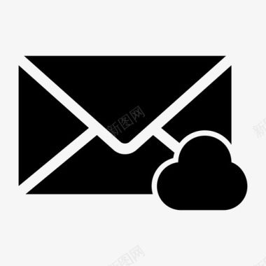 电子邮件云黑邮件电子邮件图标图标