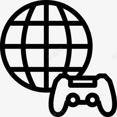 全球游戏在线图标图标