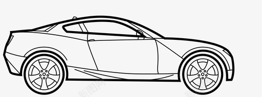 BMWX切割AutoCar图标图标