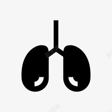 肺呼吸内脏图标图标