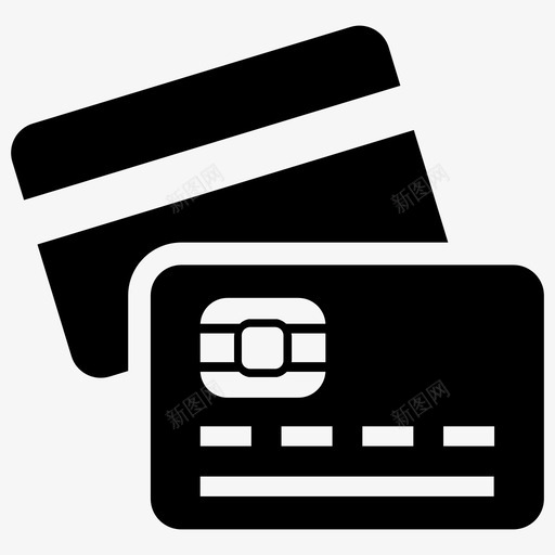 信用卡银行购物图标svg_新图网 https://ixintu.com 信用卡 购物 金融和货币 银行