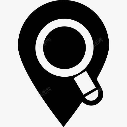 位置搜索符号地图和标志搜索引擎优化和扫描电镜图标svg_新图网 https://ixintu.com 位置搜索符号 地图和标志 搜索引擎优化和扫描电镜