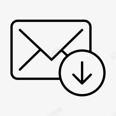 邮件附件短信图标图标