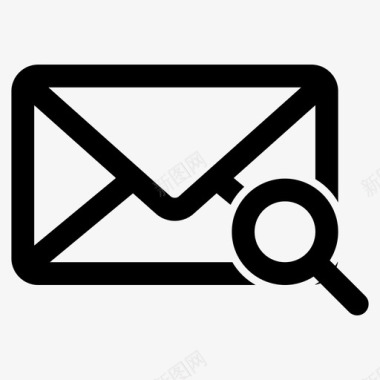 电子邮件查找计算机邮件收件箱图标图标