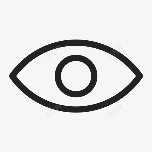 视野角膜眼睛图标svg_新图网 https://ixintu.com 可见 眼睛 虹膜 视野 角膜