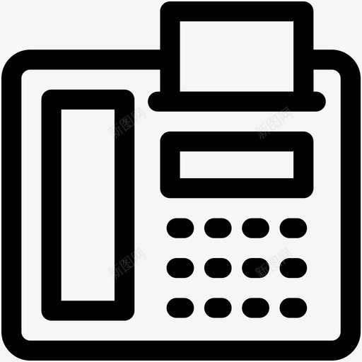 固定电话联系我们数字电话图标svg_新图网 https://ixintu.com 固定电话 教育图标集 数字电话 电话 联系我们