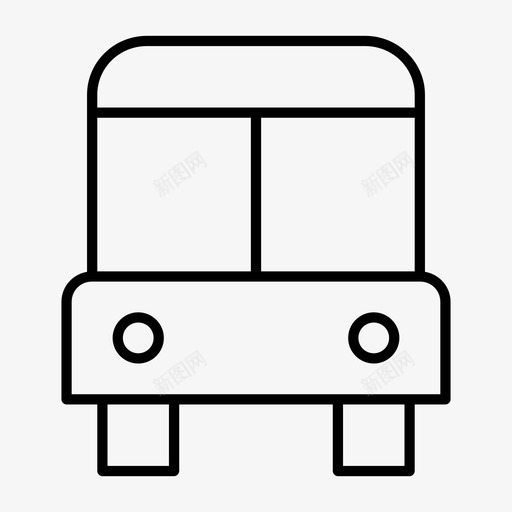 公共汽车1乘车图标svg_新图网 https://ixintu.com 1 上学 乘车 公共汽车 旅游 旅行 穿梭