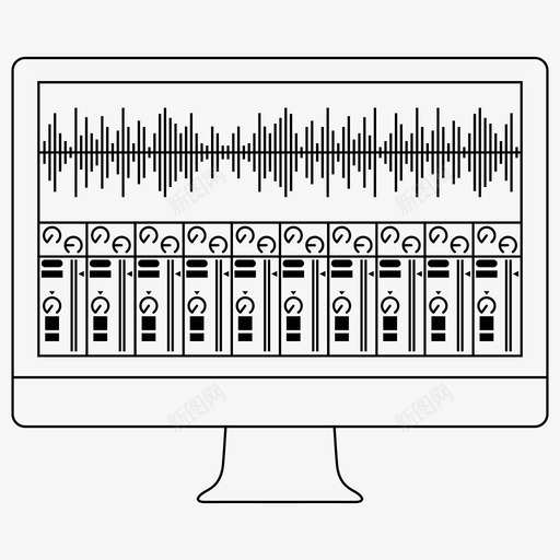 音乐软件abletonlivedj设备图标svg_新图网 https://ixintu.com abletonlive dj设备 dj软件 录音室设备 音乐制作 音乐软件