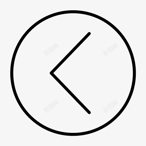 聊天添加箭头左箭头图标svg_新图网 https://ixintu.com 导航 左箭头 指针 步骤 箭头 聊天添加