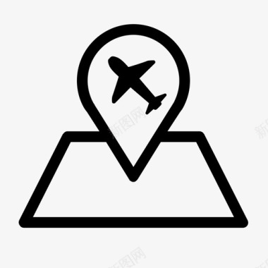机场空军基地机场标识图标图标