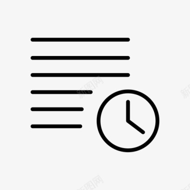 时间表持续时间工作时间图标图标