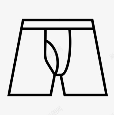 拳击短裤1衣服图标图标