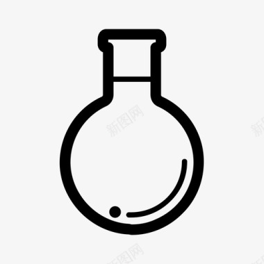 圆底烧瓶实验室科学图标图标