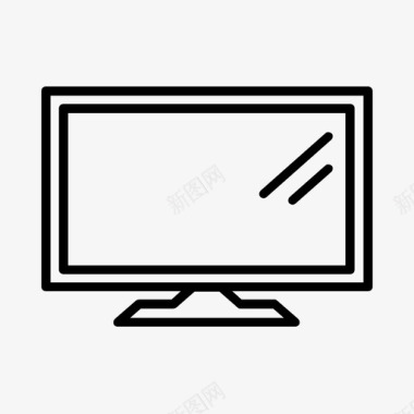 电视娱乐液晶电视图标图标