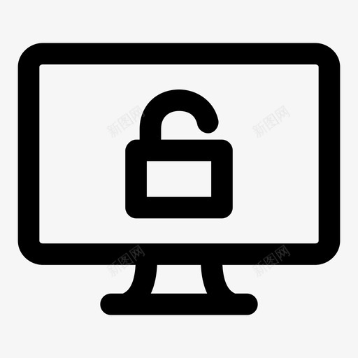 解锁监视器计算机屏幕显示计算机图标svg_新图网 https://ixintu.com led监视器 个人计算机 屏幕通知 显示计算机 监视器 解锁监视器 计算机屏幕