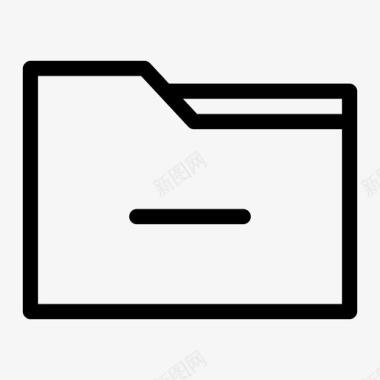 文件夹删除计算机文件夹数据存储图标图标