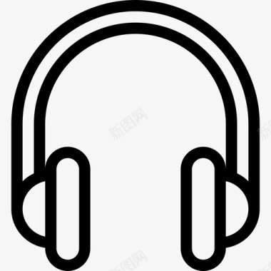 耳机音乐流行音乐图标图标