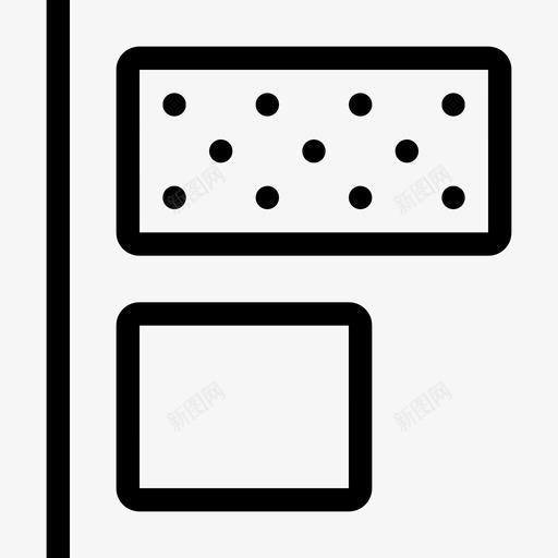 左对齐排列图标svg_新图网 https://ixintu.com 图形 工具 左对齐 排列 点贴 设计