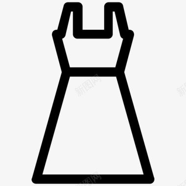 衣服裙子女人图标图标