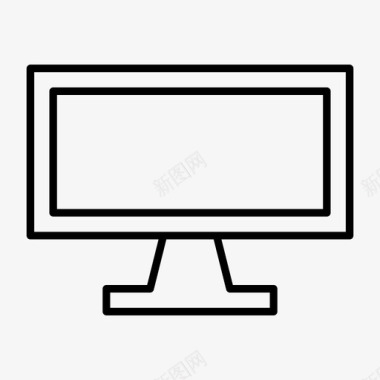 电脑屏幕设备硬件图标图标