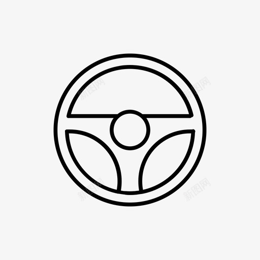 方向盘汽车实用图标svg_新图网 https://ixintu.com 方向盘 汽车实用图标