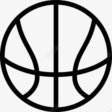篮球器材健身房图标图标