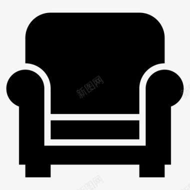 沙发椅子靠垫图标图标