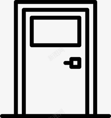 双门建筑工具图标图标
