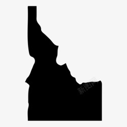 爱达荷州爱达荷州博伊西西北部图标高清图片