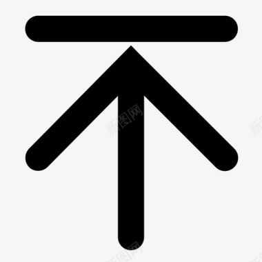 上传向上箭头发送图标图标
