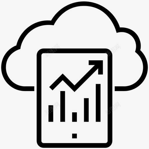 移动图表分析信息图表图标svg_新图网 https://ixintu.com 云数据技术概述图标 信息图表 分析 在线图表 移动图表