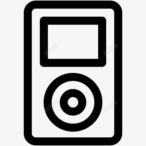 mp3播放器ios设备ipod图标svg_新图网 https://ixintu.com ios设备 ipod mp3播放器 mp4播放器 电子图标集 随身听 音乐播放器