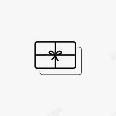 礼品卡奖金信用卡图标图标