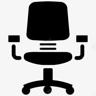办公椅家具内饰图标图标