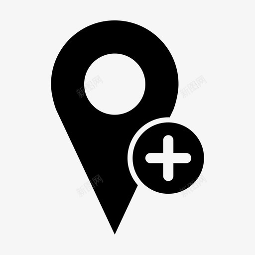 位置地图方位信息添加图标svg_新图网 https://ixintu.com 位置地图 方位信息 添加