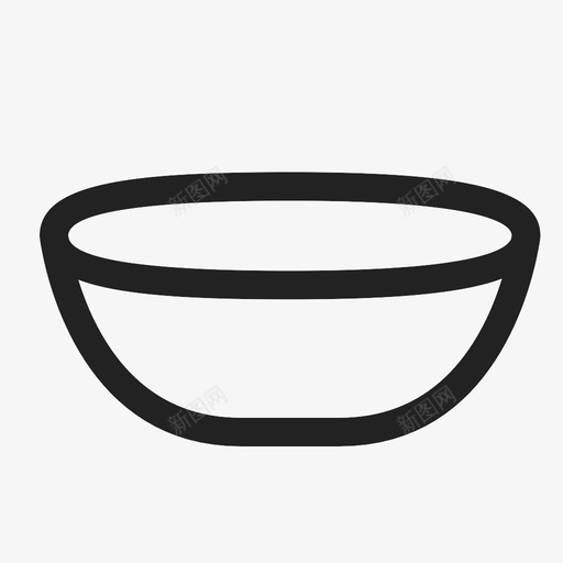 盘子空的食物图标svg_新图网 https://ixintu.com 厨房 盘子 空的 食物