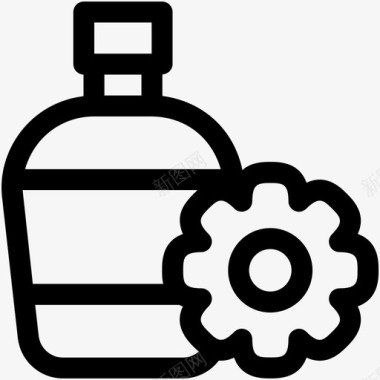 油瓶乳液橄榄油图标图标