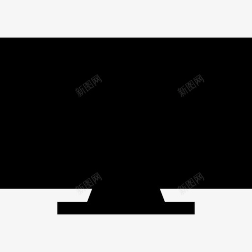 显示器计算机桌面图标svg_新图网 https://ixintu.com 屏幕 显示器 桌面 社交黑 计算机