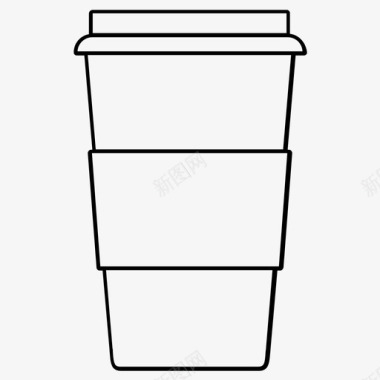 去杯咖啡带走图标图标
