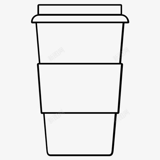 去杯咖啡带走图标svg_新图网 https://ixintu.com 去 去杯 咖啡 带走