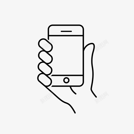 智能手机标签手机在手图标svg_新图网 https://ixintu.com kitkat 安卓 手指 手机在手 操作系统 智能手机 标签 棒棒糖 电话