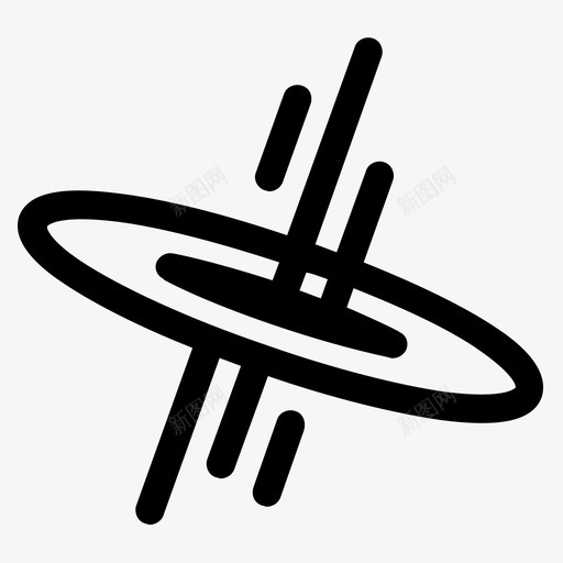黑洞空间恒星图标svg_新图网 https://ixintu.com 恒星 时间 空间 黑洞