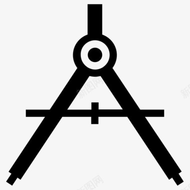 指南针工具绘图几何图标图标