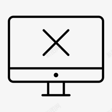 卸下电脑显示器dekstopimac图标图标