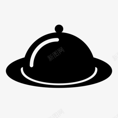 cloche送货飞碟图标图标