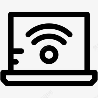 wifi连接互联网连接笔记本电脑图标图标